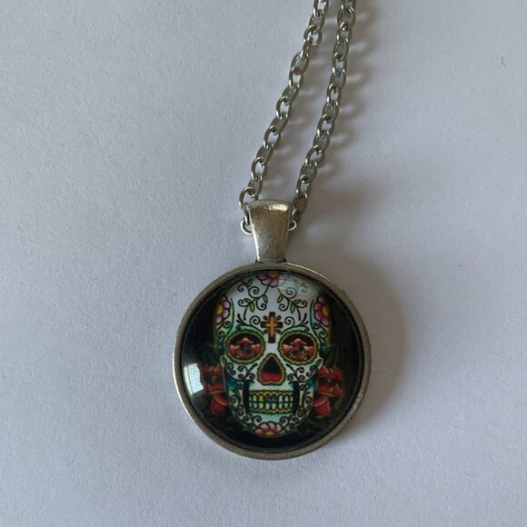 Sugar Skull Necklace - Picture 2 of 4